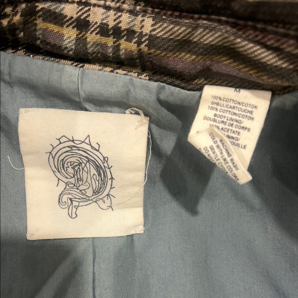 Plaid Button-Up Jacket - Picture 8 of 13